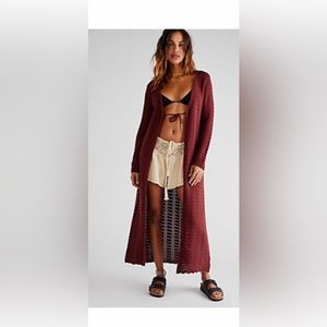 Free people Landry Fauxchet Cardi.